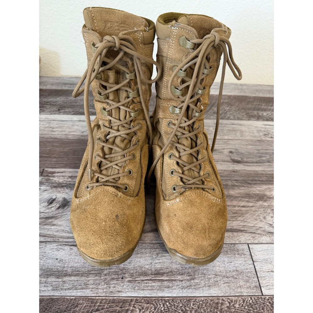 Belleville Military Combat Boots Men's 6.5W Women's 8–8.5W Navy Certified Vibram - Picture 3 of 7